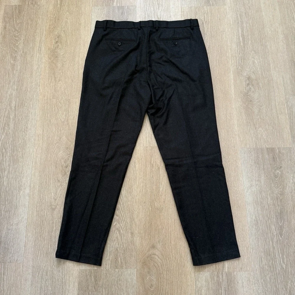 Banana Republic Tapered Fit Pants 38x32 Vitale Barberis Canonico Flannel‎ 120s